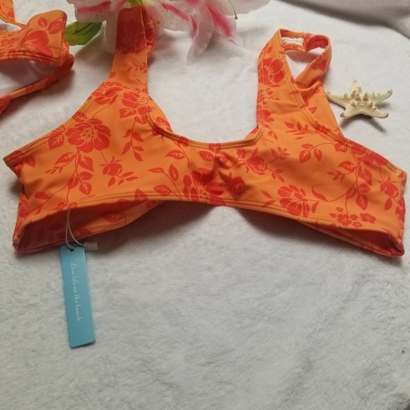 NWT Live Life on the Beach  Two Piece Bathing Suit  Size L - Picture 7 of 11